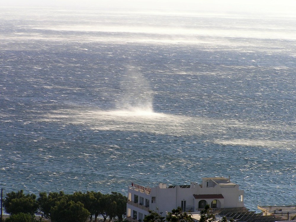 ...like this one, which blew for nearly a week, turning the surface of the sea white, and filling the air with spray