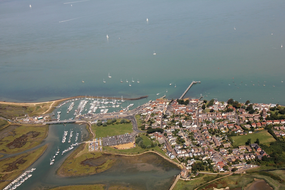 Looking down on Yarmouth.