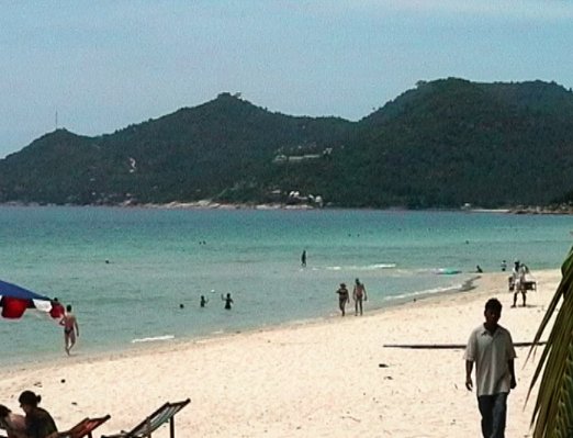 Chaweng Beach, just down the road from Choeng Mon Beach where the Imperial Boat House is.
