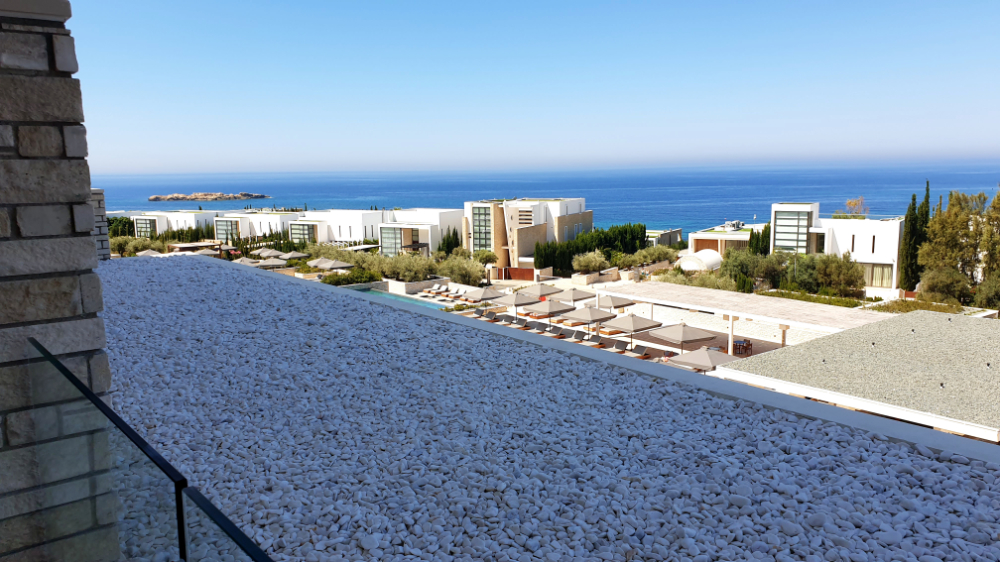 The view from our balcony looking to the left.