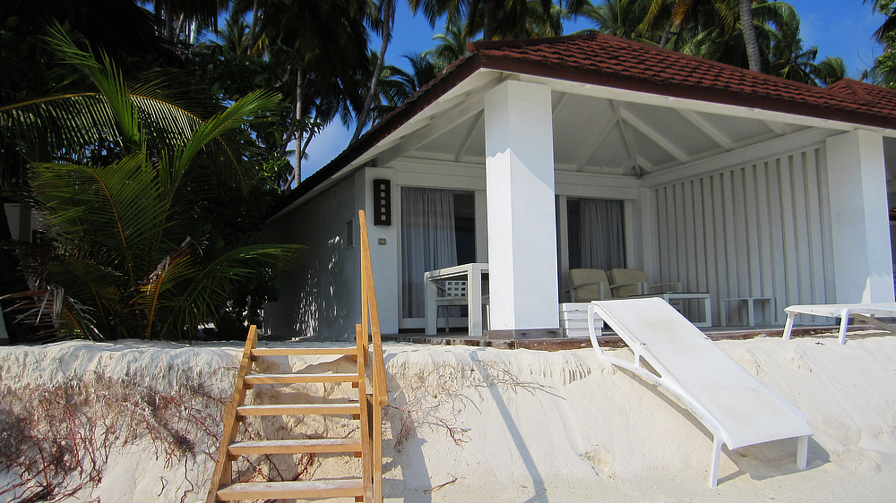 If a big storm passed through, bringing increased erosion, the foundations of the room's 
      patio deck could be jeopardised.