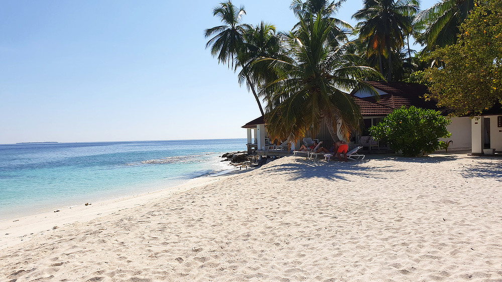 The transition from good beach to no beach can be really sharp.